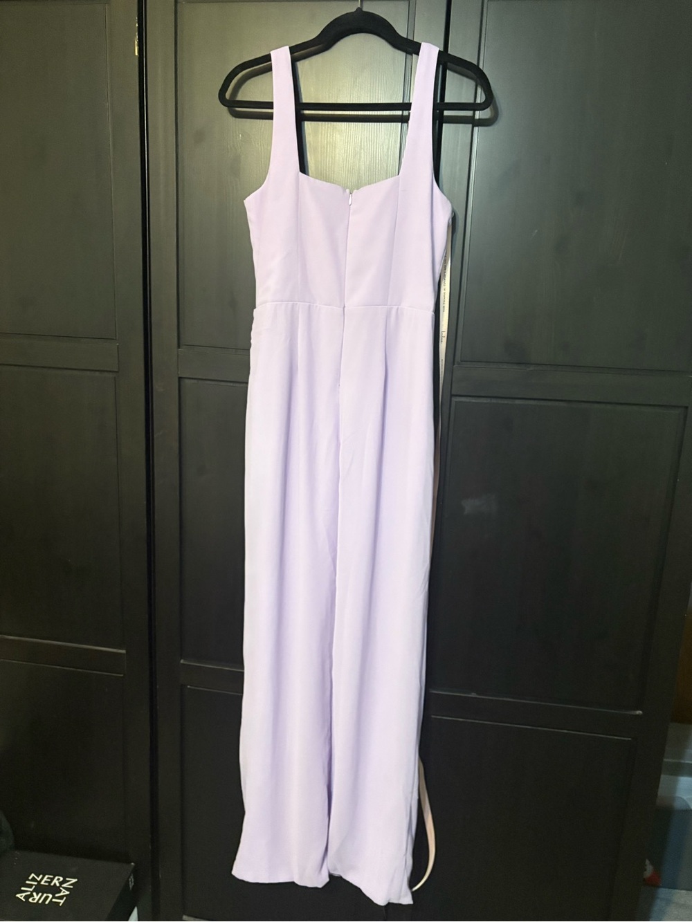 New With Tag Lulus Glamorous Disposition Lavender Ruched Maxi Dress Size Medium